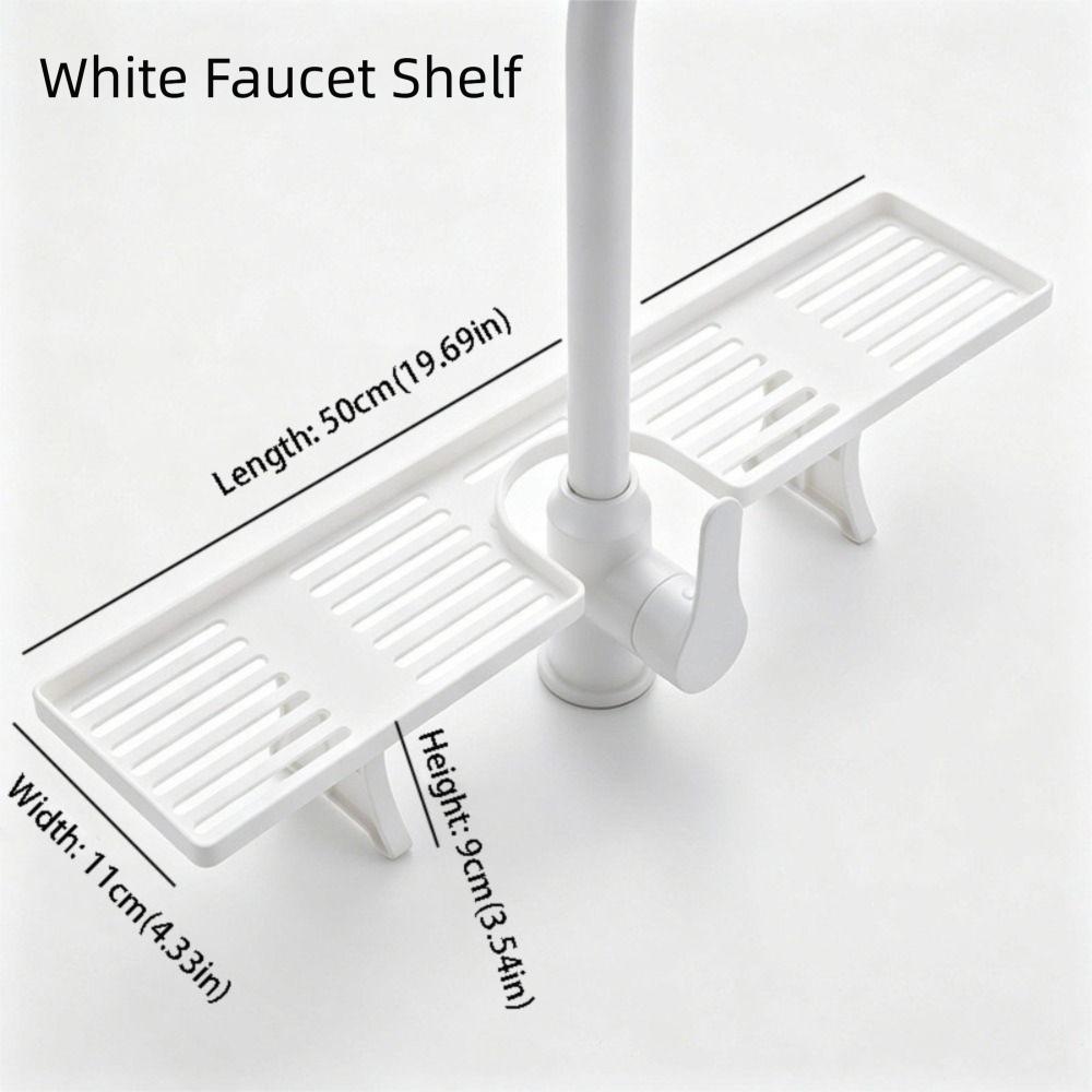 Mesh Faucet Storage Shelf Water Drainage Kitchen Drainage Holder Bathroom Storage Rack Household