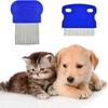 6Pcs/Set Fine-tooth Lice Comb Kit Lice Nits Removal Comb  For Small, Medium & Large Pets