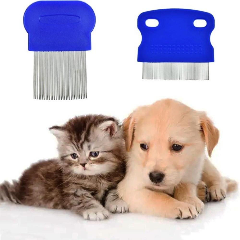 6Pcs/Set Fine-tooth Lice Comb Kit Lice Nits Removal Comb  For Small, Medium & Large Pets