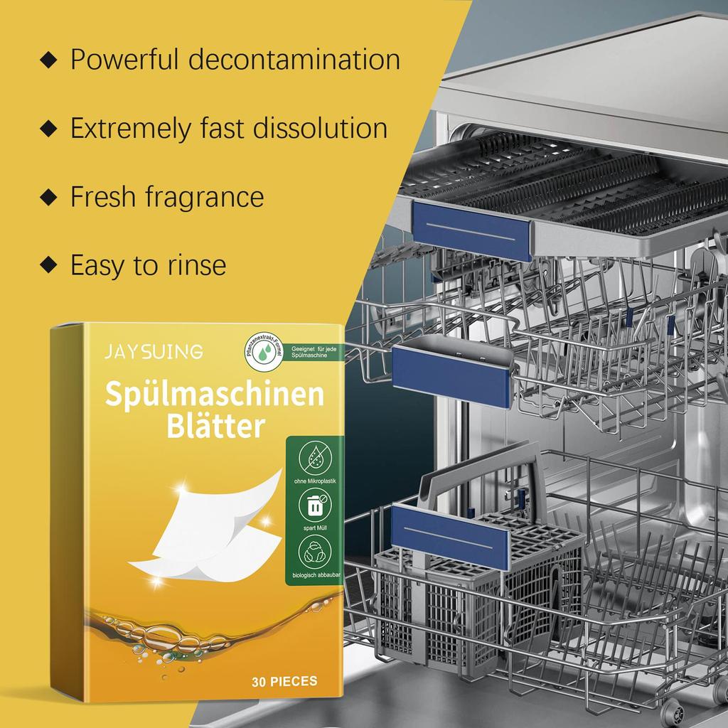 Dish Detergent Tablets Kitchen Dish Degreasing & Degreasing Fresh Gentle Dishwashing Dish Cleaning Tablets