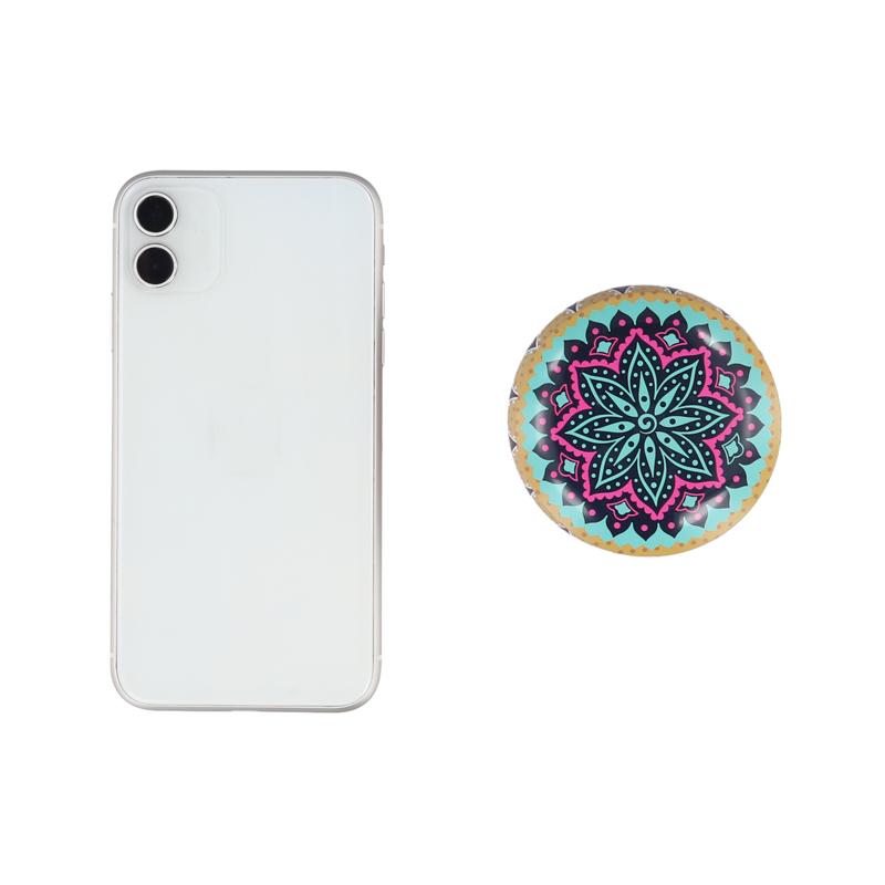 1 шт., пустая коробка для конфет, этнический цветочный принт, банка для свечей, футляр для хранения, пустая жестяная банка для свечей