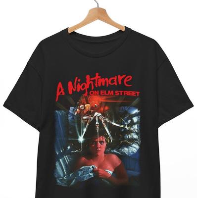 Nightmare On Elm Street T-Shirt, Nancy Thomspon, Freddy Krueger. Unisex Tee