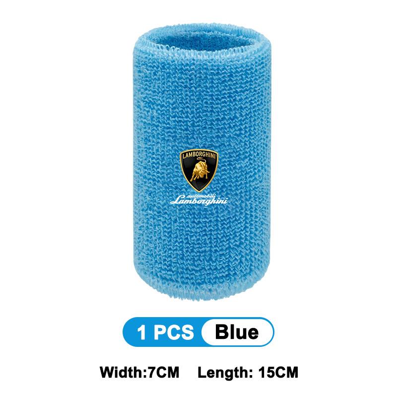 Car Lamborghini Sports Headband Wristband Ball Embroidery Stretch Boys Sticker for Working Out Quick Drying Wrist Sweat Bands HH69