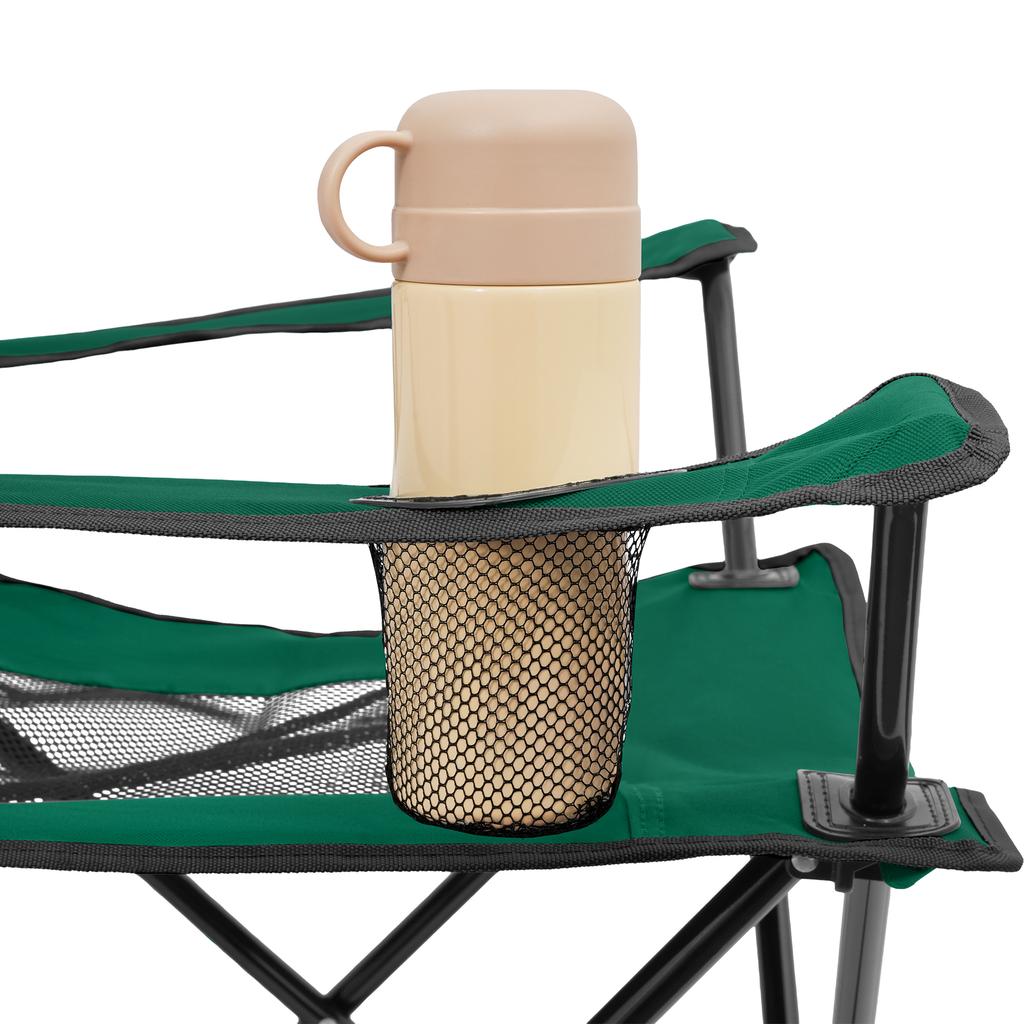 Nc3302 Nils Camp Green and Black Camping Chair