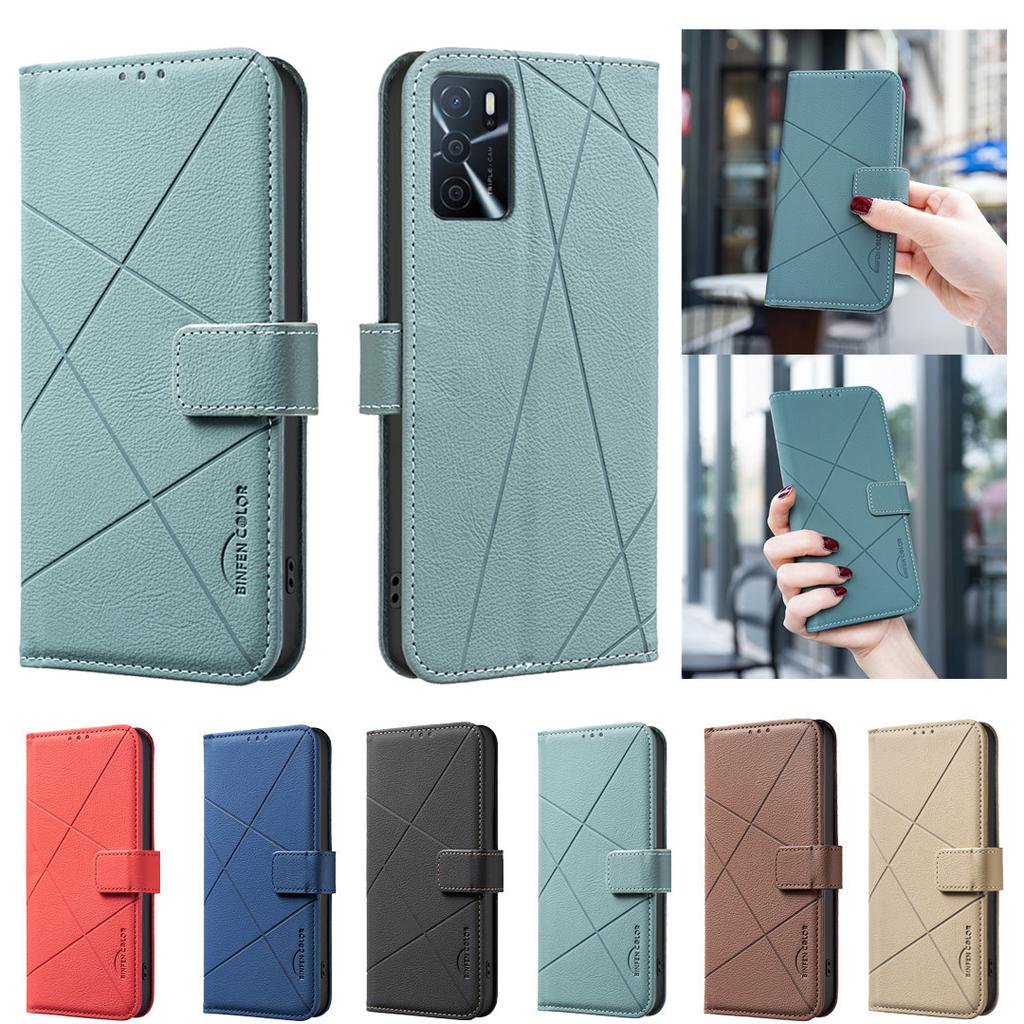 Чехол-книжка из кожи для OPPO A16 A16S A54S A55 5G A54 4G A94 4G A74 5G A93 5G A54 5G A94 5G Магнитная обложка со слотом для карт и подставкой