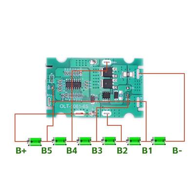 1 шт. 6S 25 В 2MOS 30 А BMS Модуль зарядки литиевой батареи Прямая вставка Электроинструменты Для ручной шлифовальной машины Ручная дрель Электрический гайковерт
