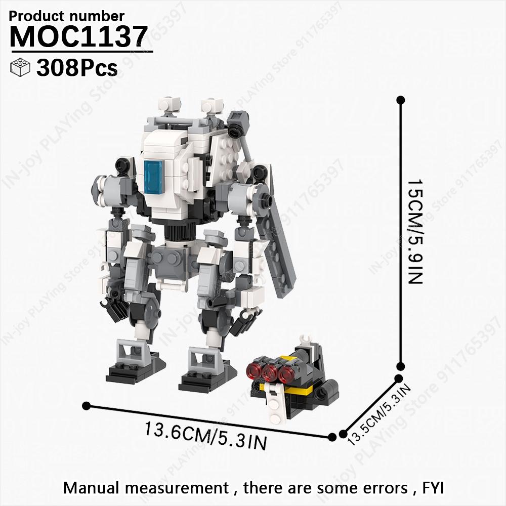 MOOXI Модель Робота Меха Танка из Фильма и Игры MOC Кирпичи Творческий DIY Сборные Строительные Блоки Совместимые с Игрушками из Коллекции Фигурок