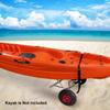 80KG Loading Capacity Foldable Kayak Trolley Energy-saving Two-wheeled Carrier Cart for Kayak Canoe
