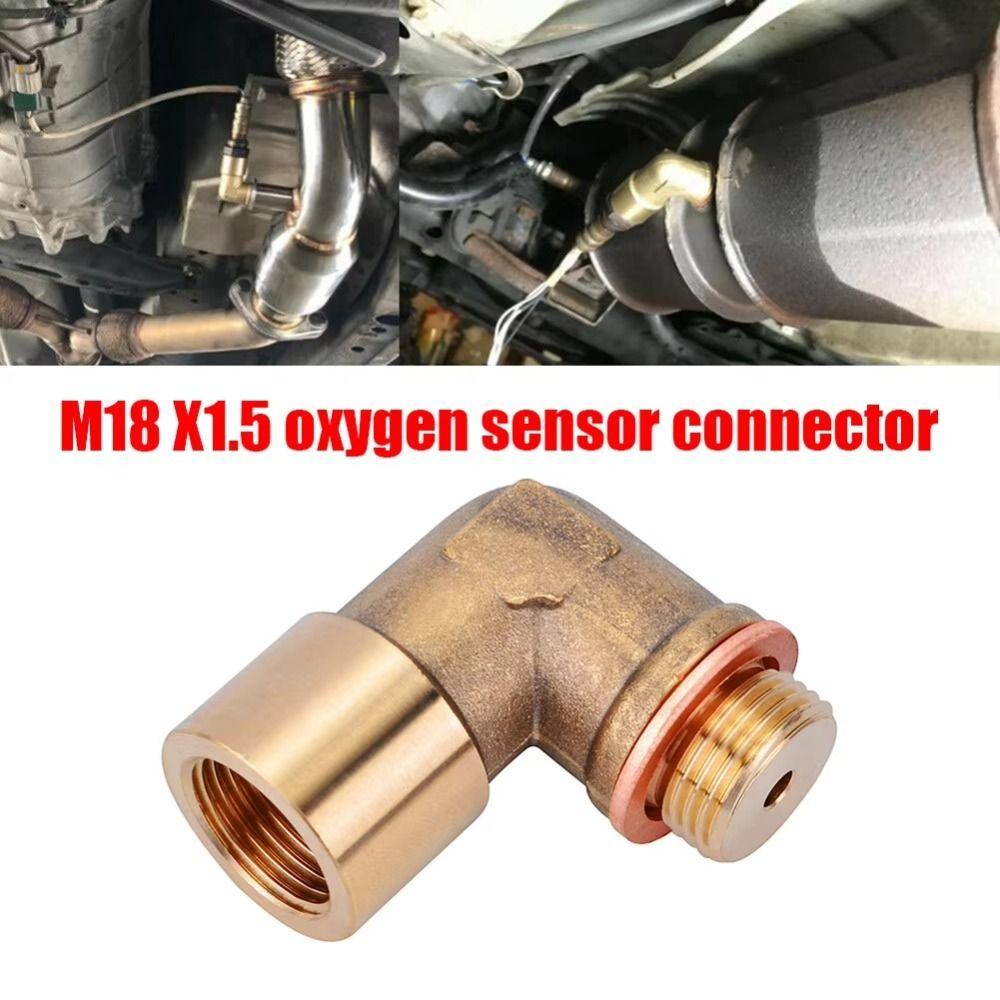 M18x1.5 Universal Converter Spacer 90 Degree O2 Sensor Adapter  Extender Tools