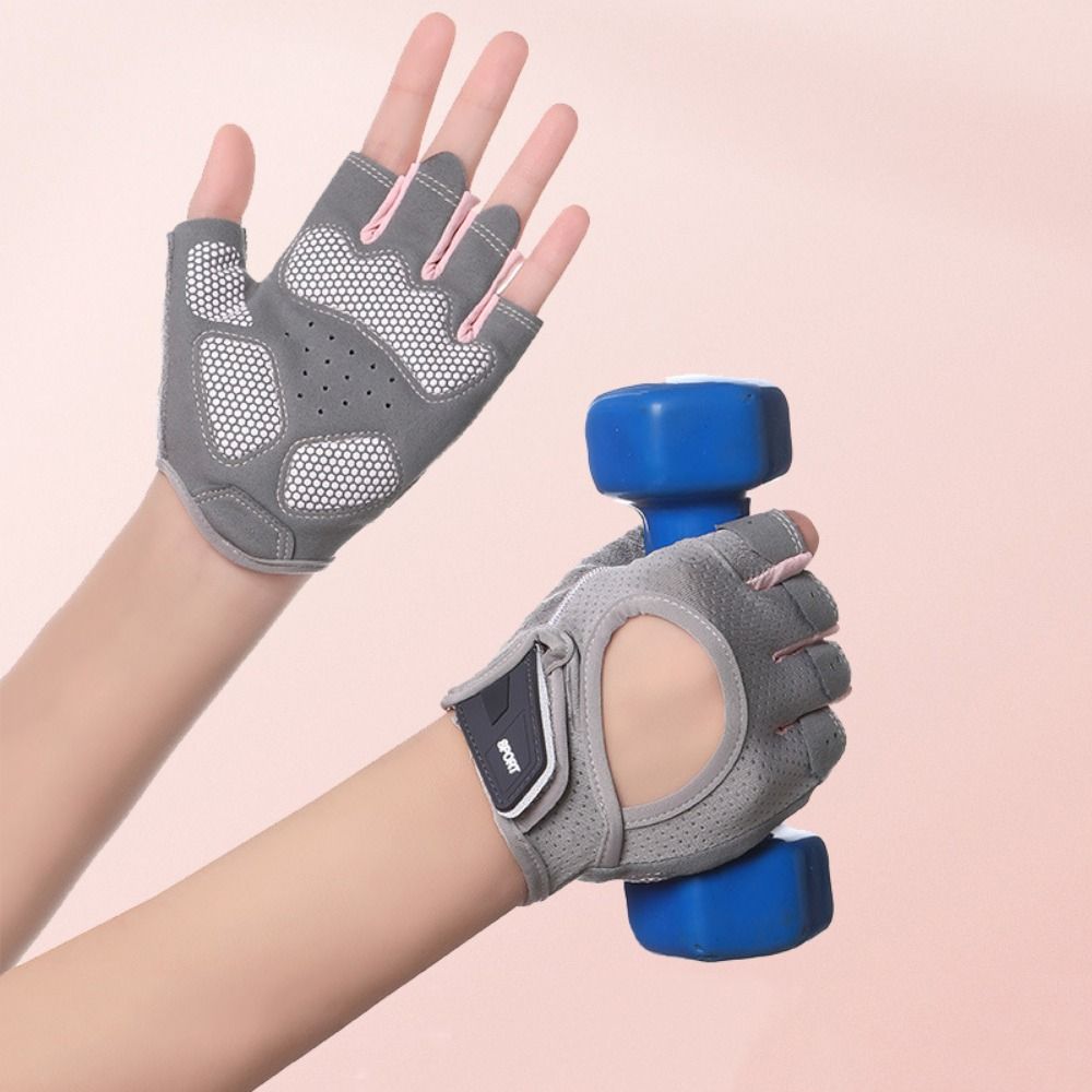 Anti-Slip Racing Finger Mittens Wear-Resistant Men'S Fingerless Gloves Outdoor Sport