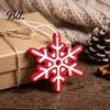 Retro Style Xmas Pendants Christmas Tree Wooden Pendant, Vintage Cartoon Ornament with Lanyards, Festive Wall Door Hangings Lightweight Pendant