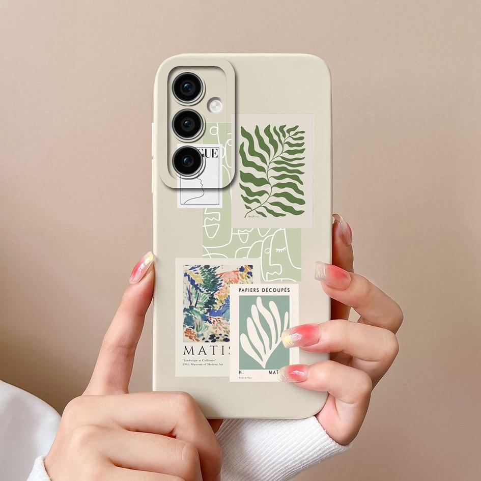 For Samsung Galaxy M15 A55 Ultra F15 A15 S24+ Case Popular Fashion Labels Anti Drop Matte Soft Liquid Silicone Shockproof Phone Cover Capas For Galaxy