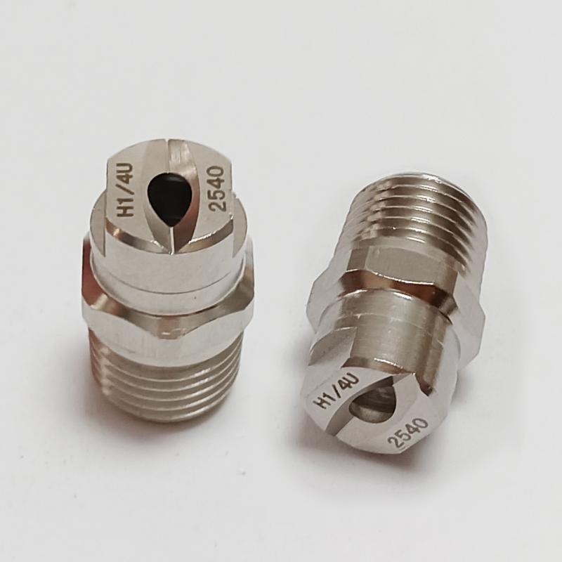 1/4" BSPT нержавеющая сталь плоскоструйная форсунка для очистки