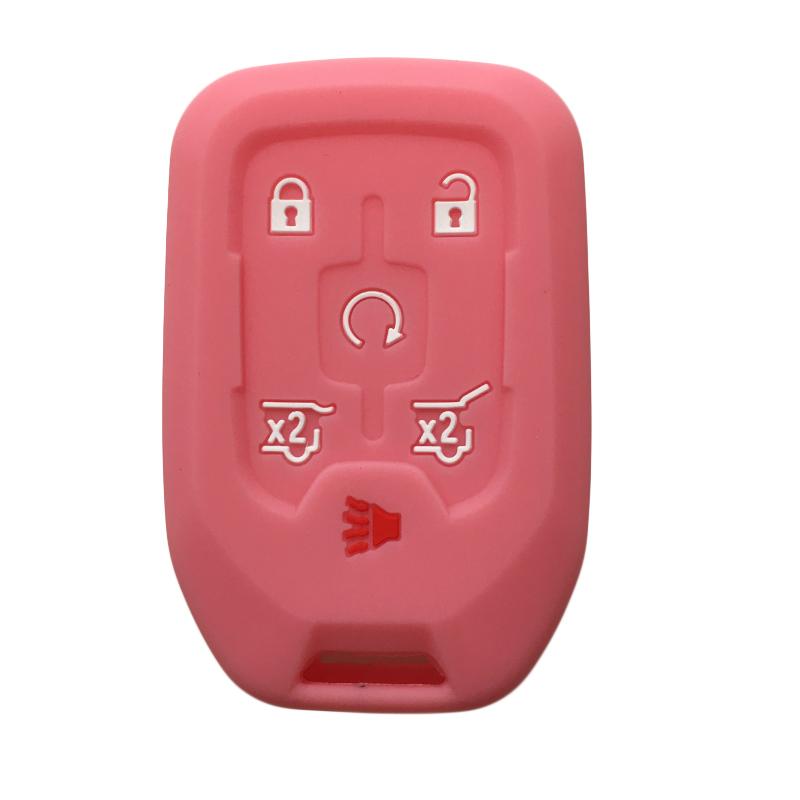 Силиконовый чехол для ключа GMC Terrain 2019 Canyon Remote Key Cover для Chevrolet Suburban Silverado 2500 Автомобильные аксессуары 4/5/6 кнопок