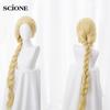 Tangled Princess 120cm 47" Straight Blonde Super Long Cosplay Wig Rapunzel Synthetic Hair Anime Wig + Wig Cap