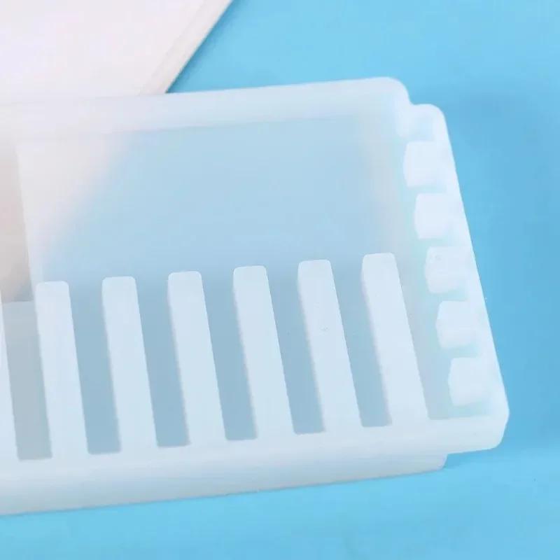 Новый регулируемый кронштейн для рамки Силиконовая форма для эпоксидной смолы Сделай сам Ручная работа Разделитель для ящика Стеллаж для хранения Изготовление поделок Украшение дома