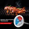 Temperature Gauge 0 300 Degrees Celsius Gauge Stainless Steel Cooking Thermometer for Barbecue BBQ Grill Smoker Oven