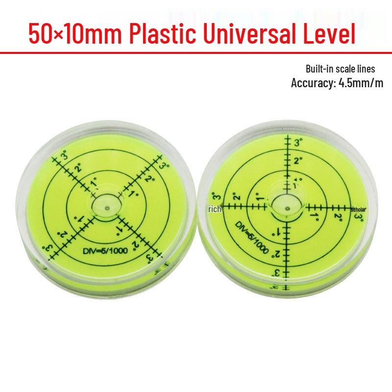 Universal Mini Round Plastic Bubble Level
