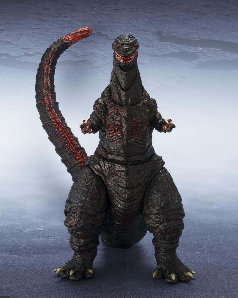 TAMASHII NATIONS Monster Arts Shin Godzilla Годзилла 180 мм ПВХ окрашенная подвижная фигурка SH. (2016) Прибл.
