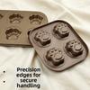 Non Stick Cake Plate 4/6/9/12 Cavity Cake Muffin Tin Tray Cute Cake Mold  for Home Kitchen