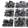 110pcs Fastener Clips Fender Bumper Leaf Board Trunk Fastener Grommet Fasten Kit