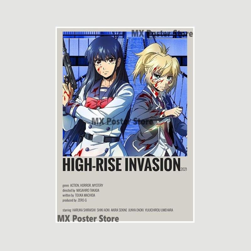 Убийца Демонов, белый бумажный плакат, классический японский аниме-сериал, художественная мультяшная живопись, наклейка для домашнего бара, художественная настенная декоративная фреска