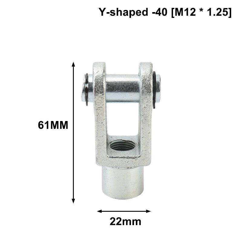 M6*1.0 M10*1.25 SC Стандартный Цилиндр Y-образный Фитинг С Штифтовым Соединителем MAL/MA Цилиндр Пневматические Компоненты DIY Аксессуары