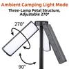LED Light Camping Light Telescopic Telescopic Flashlight Emergency Lamp  Outdoor Camping