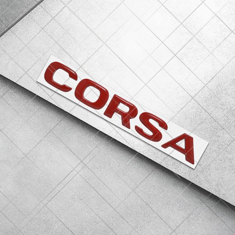 Metal 3D For OPEL Corsa Logo Astra Adam Insignia GTC Movano Zafira Car Styling Rear Trunk Letter Emblem Sticker Auto Accessories