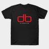 Мужская черная футболка с принтом Db Classics T-Shirt Печать на трансферной бумаге без вырезания Хлопковая футболка