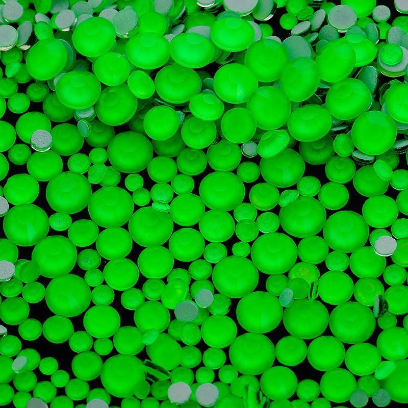 Стеклянный плоский дно светящийся алмазный DIY маникюрный сверло украшение для ногтей флуоресцентный сверло чехол для мобильного телефона декоративные стразы