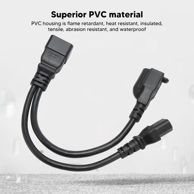Кабель питания IEC320 C20 - IEC320 C13 5 15R 1 вход 2 выхода Y-образный разветвитель для монитора ПК настольного компьютера
