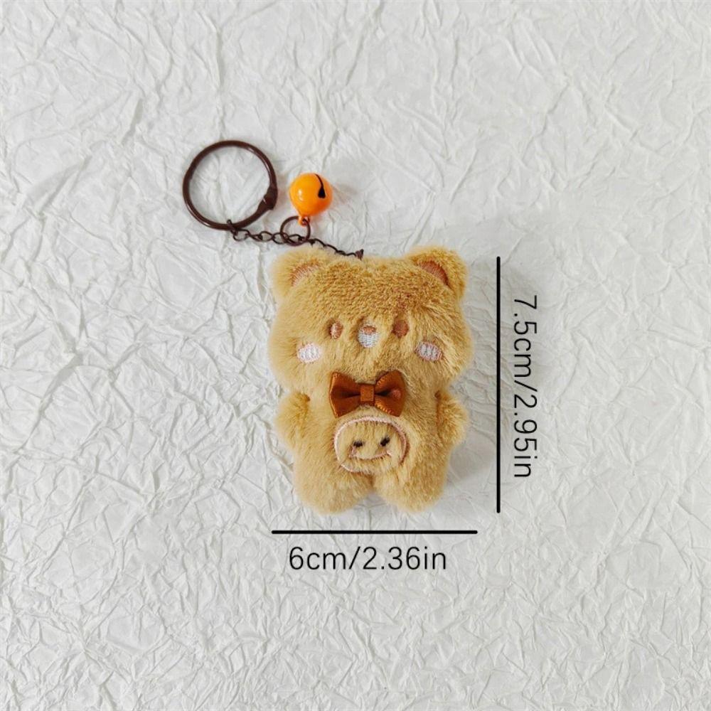 Кролик Животное Лягушка Подвеска Мультяшный Медведь Брелок Милый Плюшевый Кролик Брелок Подвесной Аксессуар