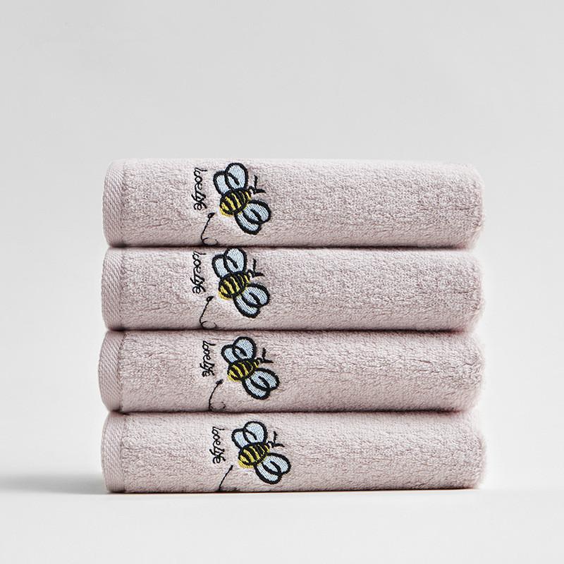 1 шт. 30x30 см квадратное 100% хлопок мультяшное вышитое животное супер мягкое полотенце для ванной комнаты для детей для рук и лица