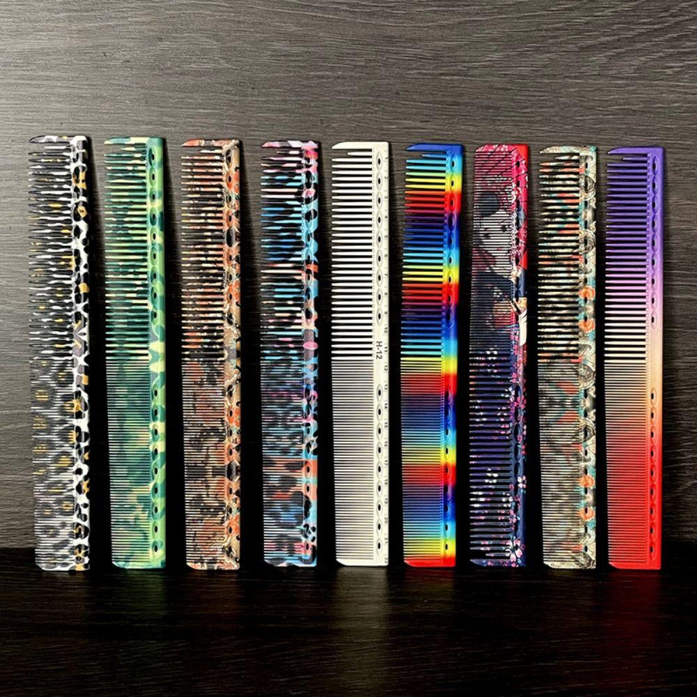 Professional Pro Hairdressing Combs Plastic Fine Cutting Comb DIY Hair Cutting Comb Salon
