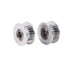 2pcs Aluminum 5mm Inner Diameter Timing Belt Drive Idler Pulley With Bearing for 3D Printer
