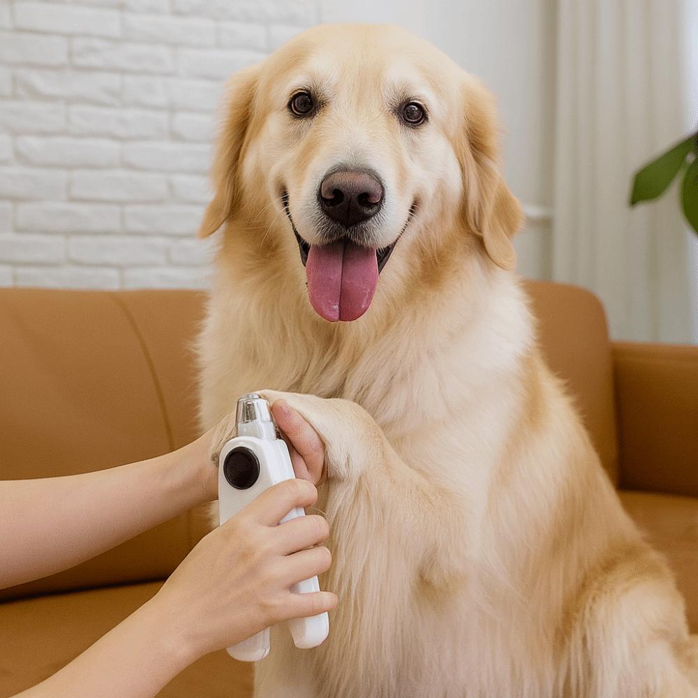 USB Rechargeable Cat Nail Grinder Quiet Operation Pet Nail Clippers  Pet Paw Care