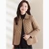Small Fragrance Jacket for Women Early Spring and Autumn New Autumn Clothes Thin Down Cotton Coat Cotton Jacket Autumn and Winter