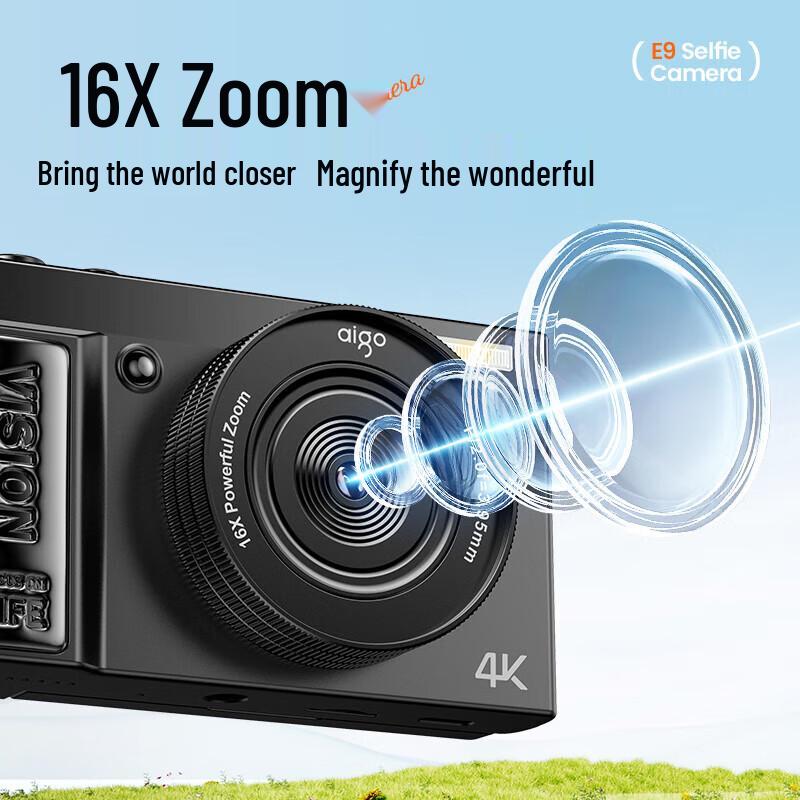 aigo E9 Flip Screen Digital Camera (CN version)