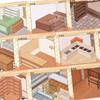 3D Miniature Scene Collection Shop Theme Scene DIY Sticker  Child Gifts