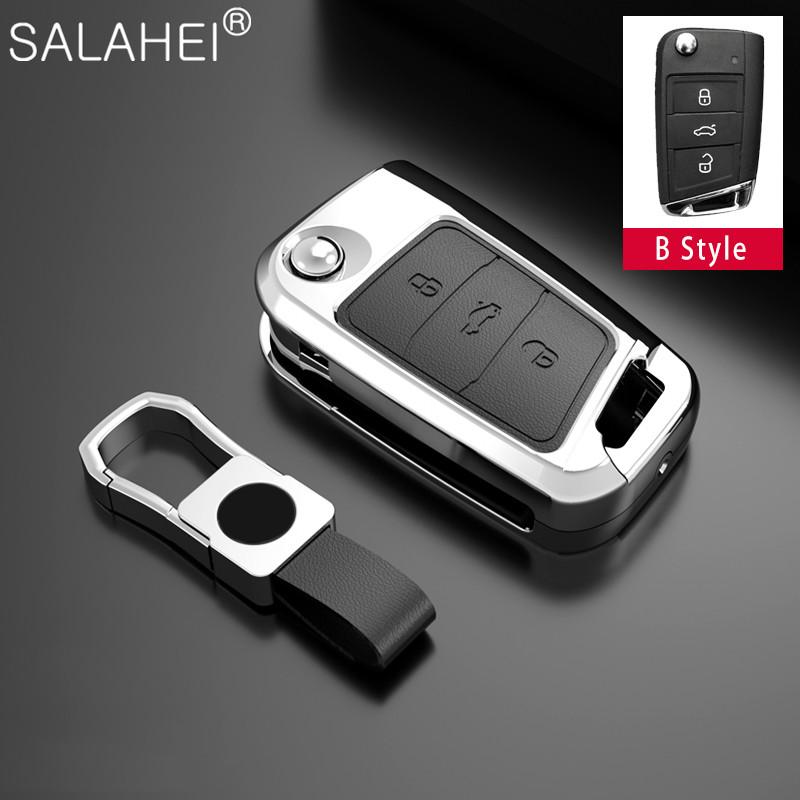 Чехол для автомобильного ключа для Volkswagen Bora Polo Tiguan Jetta Passat Golf 7 MK7 Tiguan MK2 для Skoda Octavia A7 SEAT Ateca Leon FR 2 Ibiza