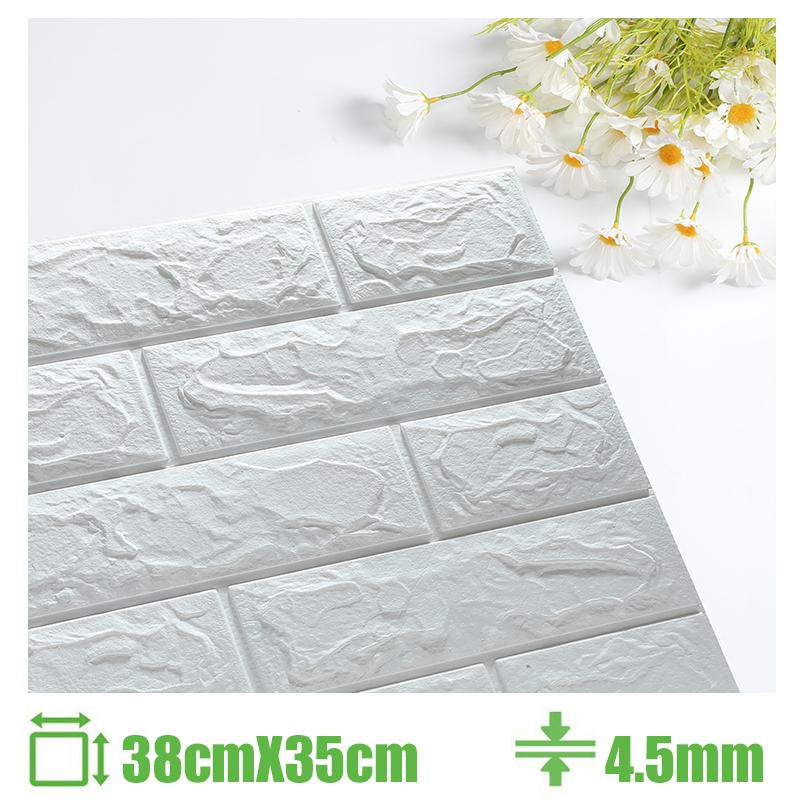 10 шт. 3d пенопластовые наклейки на стену, панели, кирпичные водостойкие клейкие обои для гостиной, спальни, дома, дома, декора для ванной комнаты