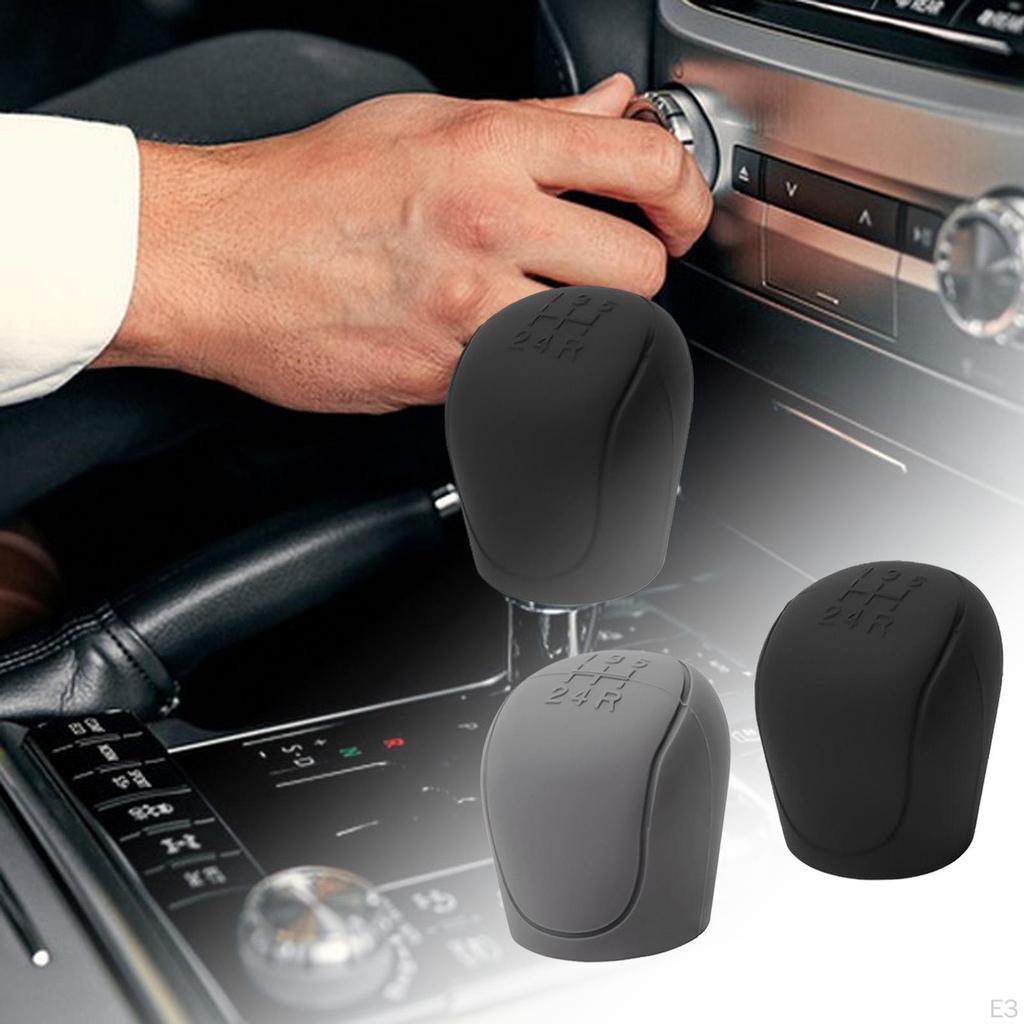 Крышка ручки переключения передач, противоскользящая защита автомобильных аксессуаров, прямая замена мягкой втулки переключения передач