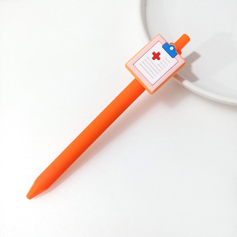 Креативная мультяшная больничная серия ярких цветов, нейтральная ручка для медсестры и доктора, 0,5 мм, гелевая ручка с черными чернилами, принадлежности для клиники