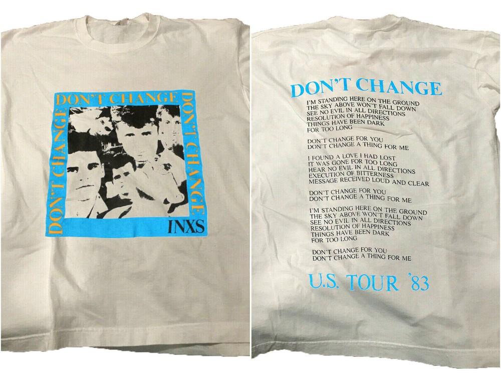 80’S INXS DON’T CHANGE 1983 US TOUR NEW TSHIRT ROCK Unisex T-Shirt