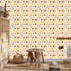Summer wallpaper white, cream and gold for living room and bedroom 50x1000