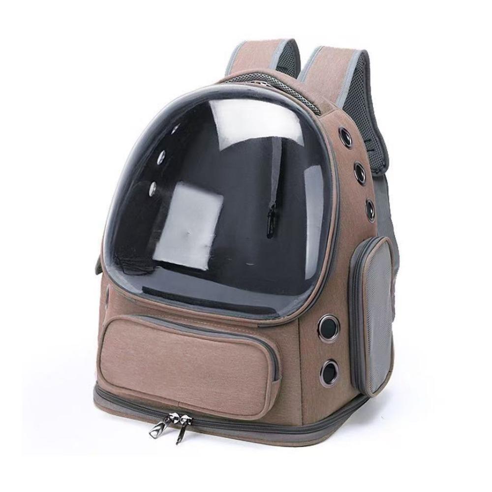 Transparent Pet Carrier Backpack Ventilated Pet Travel Bag Cat Carrying Bag Outdoor Use