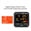 Digital Smart Socket Tester Voltage Detector RCD GFCI NCV Live Test Large Screen Outlet Checker EU US UK Plug Ground Zero Line