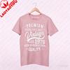 1976 46th Birthday Tshirt Funny Vintage Parts Gift Present for Him Her Idea Printed Tshirt Tops Allmatch Casual Shortsleev