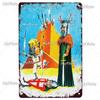 Science Fiction Film Poster Metall Zeichen Vintage Plaque Zinn Zeichen Platte Wand-dekor Für  Club Mann Cave Kunst Malerei film